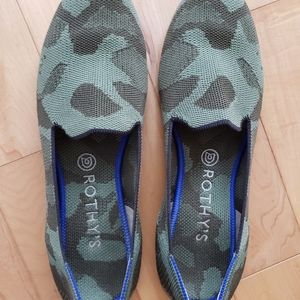 Rothys camo loafers